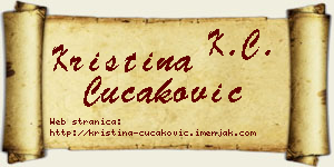 Kristina Čučaković vizit kartica